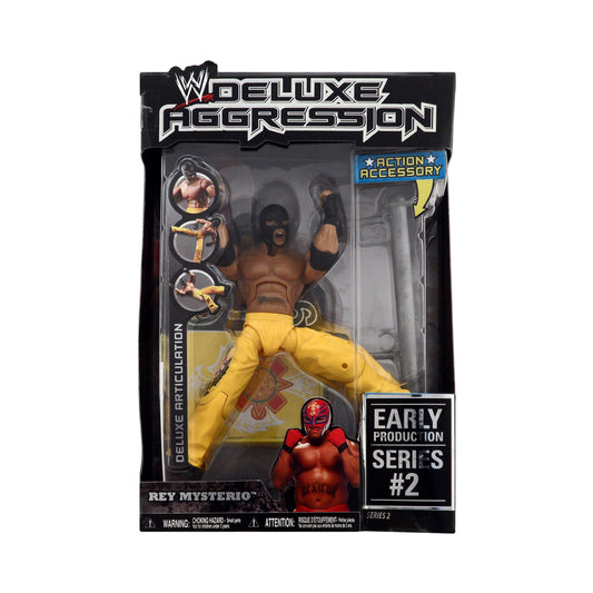WWE Deluxe Aggression Early Production Series 2 Rey Mysterio Action Figure