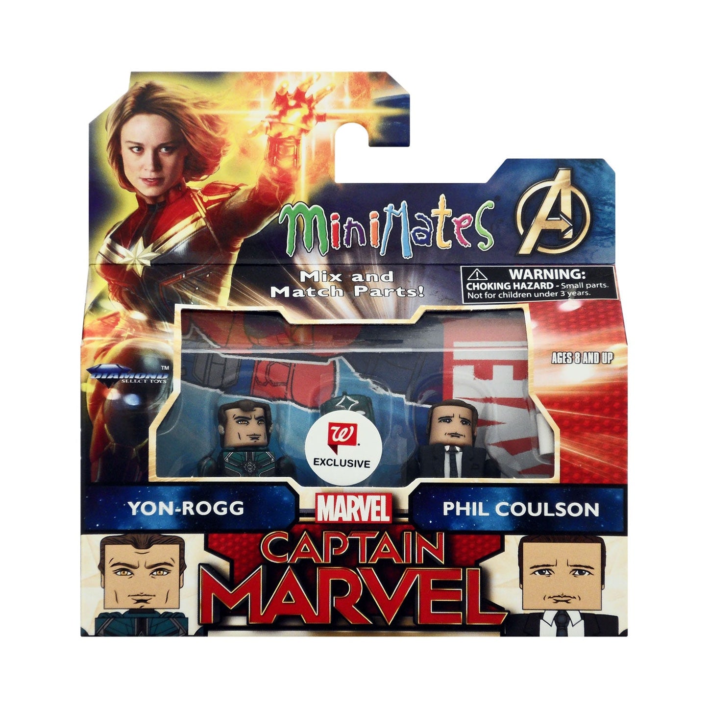 Captain Marvel Minimates Exclusive Yon-Rogg & Phil Coulson Action Figures