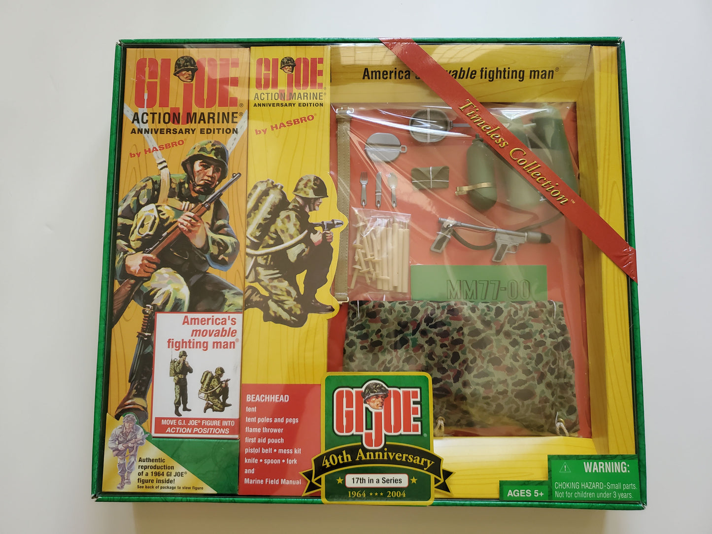 G.I. Joe 40th Anniversary Action Marine with Beachhead Assault 12-Inch Action Figure Set 17th in a Series