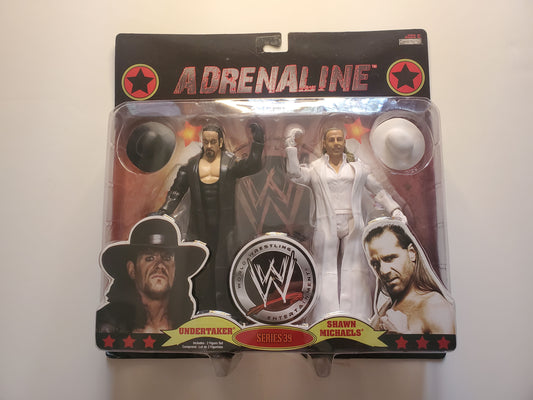 WWE Adrenaline Series 39 Undertaker & Shawn Michaels Action Figure 2-Pack