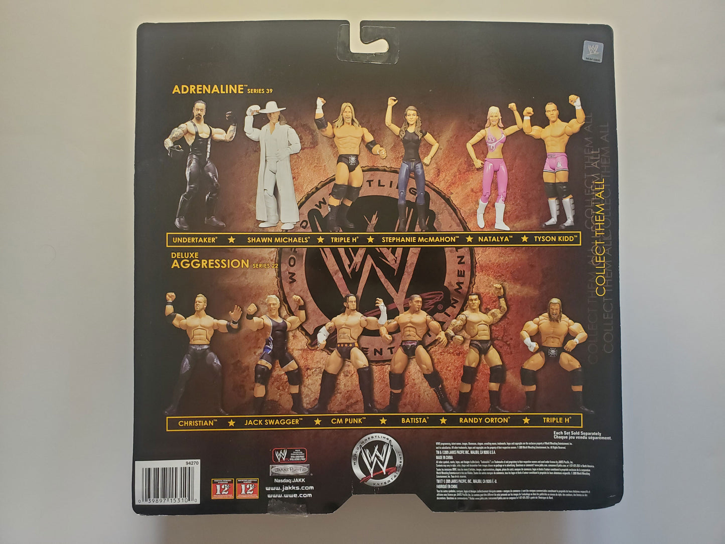 WWE Adrenaline Series 39 Undertaker & Shawn Michaels Action Figure 2-Pack