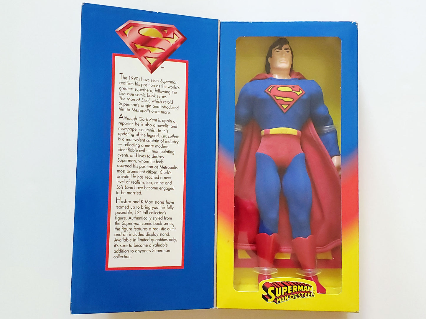 Superman Man of Steel 12-Inch Action Figure (1996)