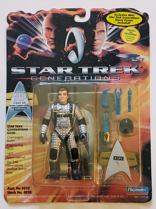 Star Trek: Generations Captain James T. Kirk in Space Suit 4.5-Inch Action Figure