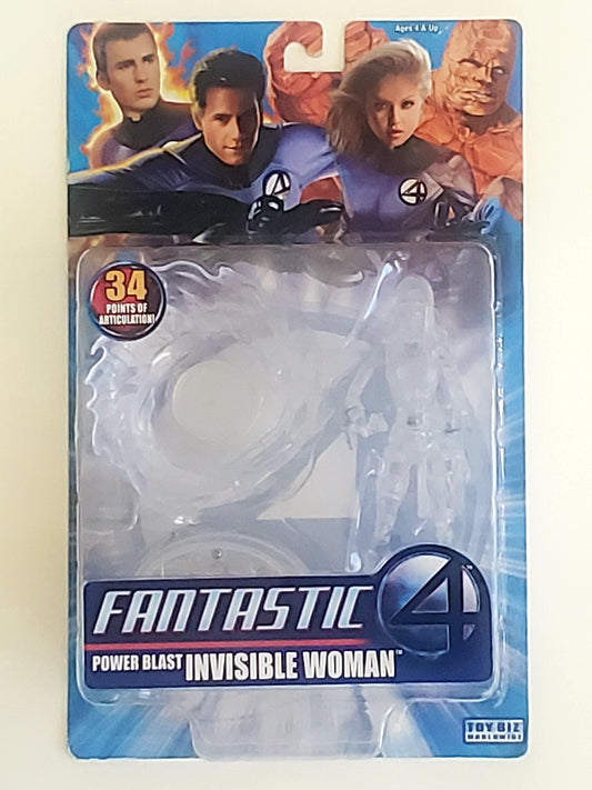 Fantastic Four Movie Series Power Blast Invisible Woman 6-Inch Action Figure (Clear Variant)