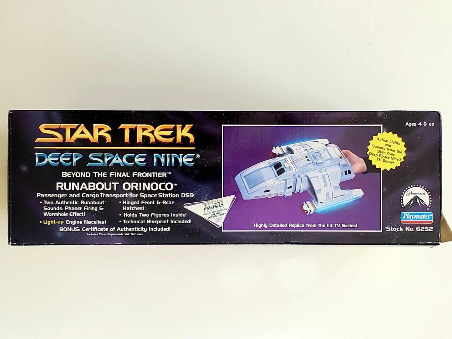 Star Trek: Deep Space Nine Runabout Orinoco Action Figure Vehicle