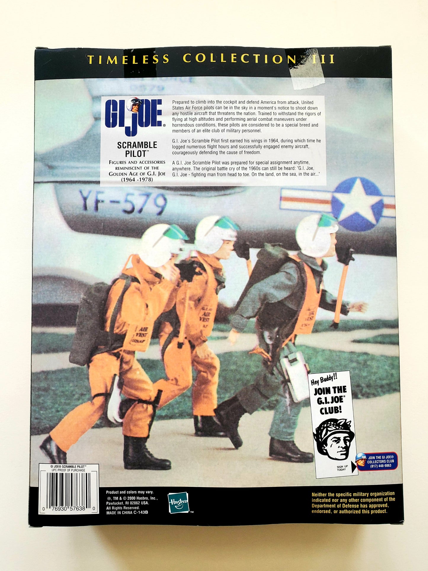 G.I. Joe Scramble Pilot (Caucasian) 12-Inch Action Figure