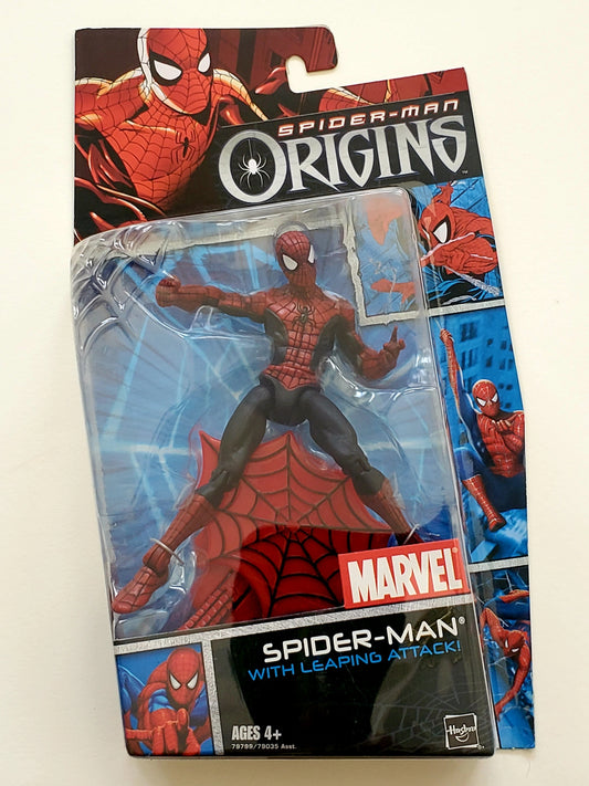 Spider-Man Origins Spider-Man with Leaping Attack 6-Inch Action Figure