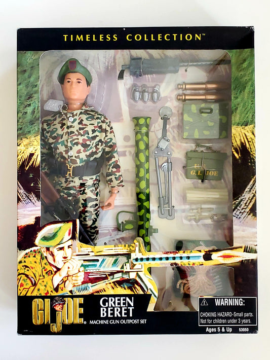 G.I. Joe Timeless Collection Green Beret Machine Gun Outpost 12-Inch Action Figure
