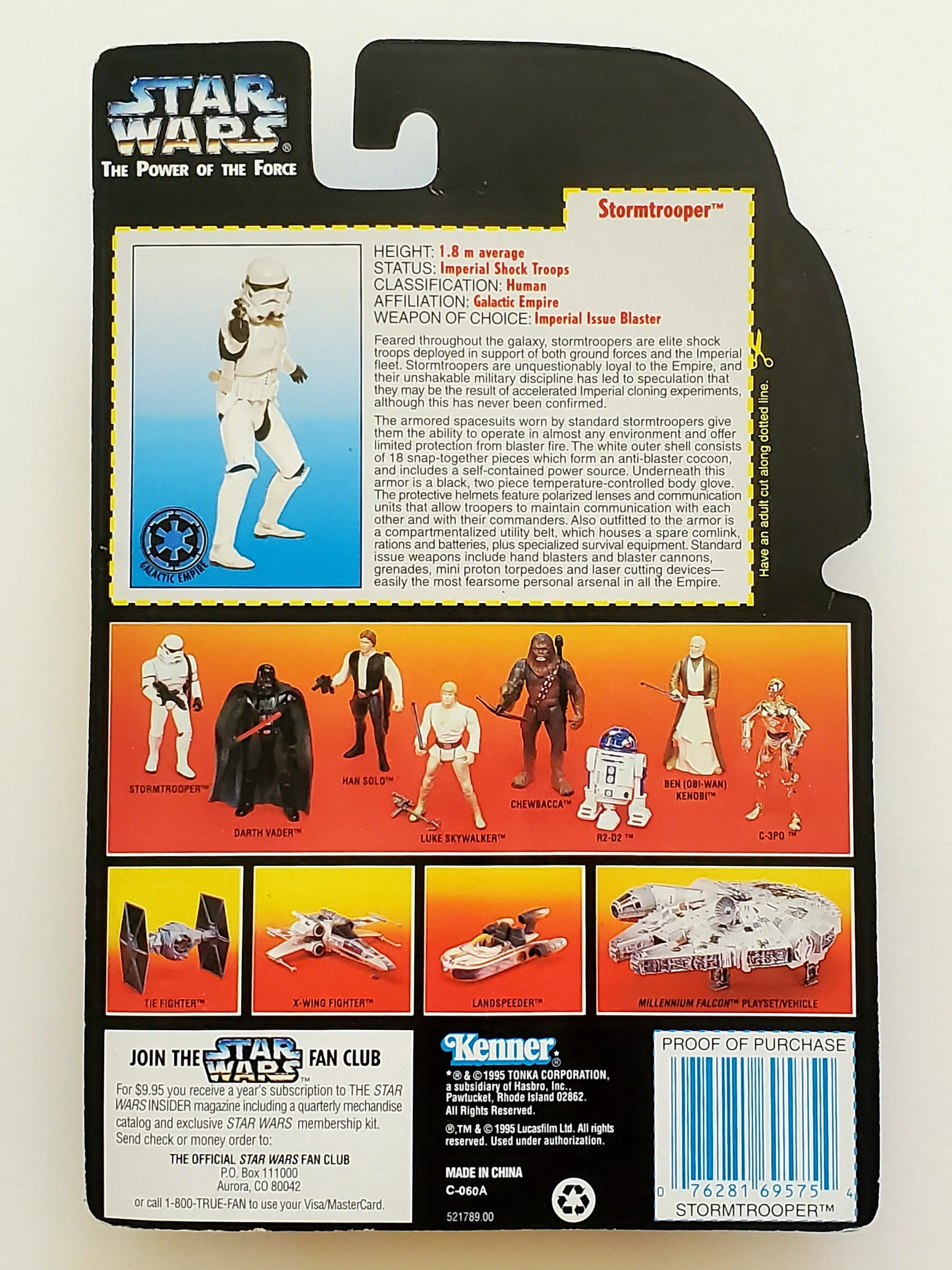 Star Wars: Power of the Force Stormtrooper (Red Card) 3.75-Inch Action Figure