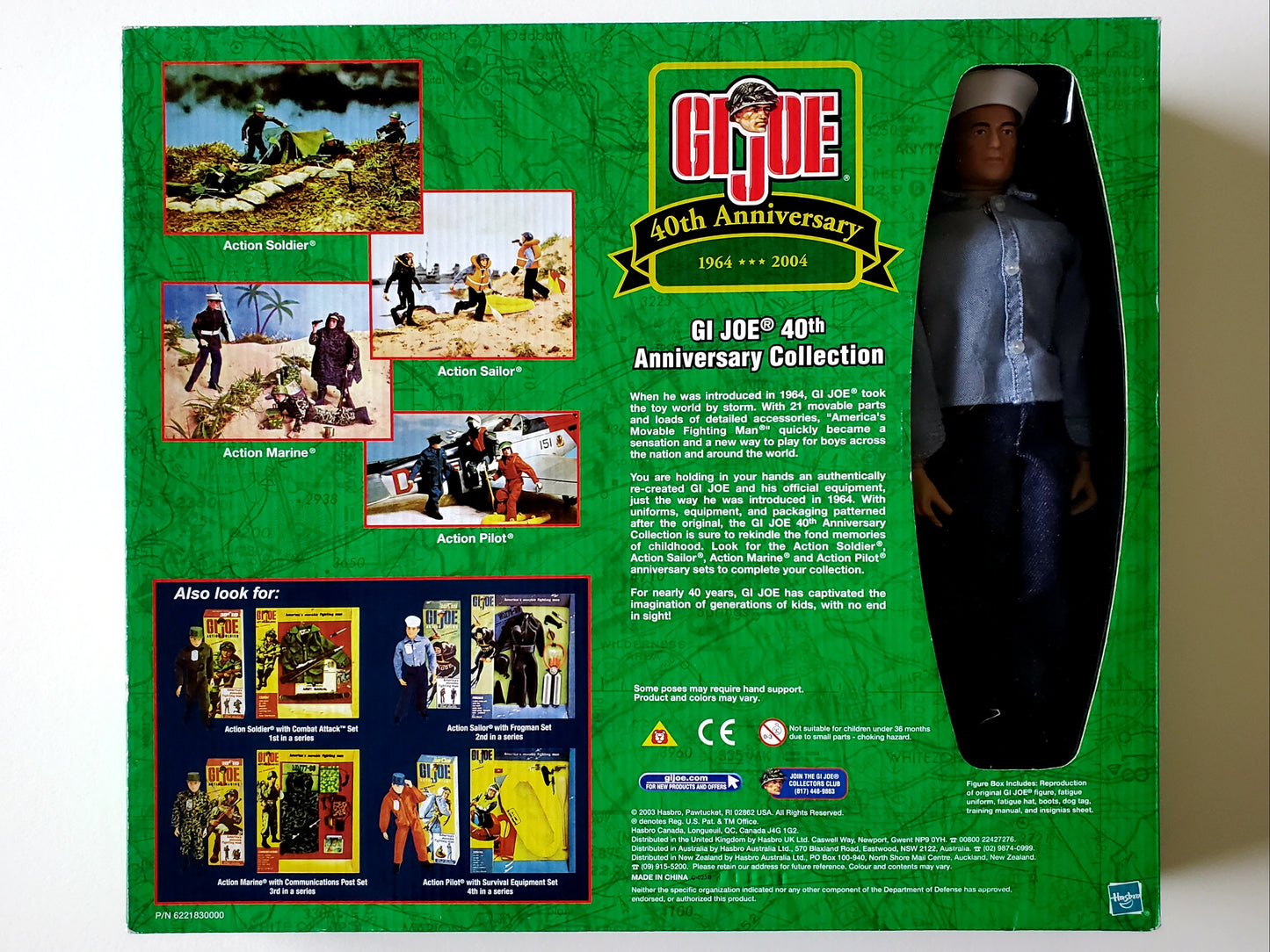 G.I. Joe 40th Anniversary Action Sailor with Frogman (Caucasian) 12-Inch Action Figure Set 2nd in a Series