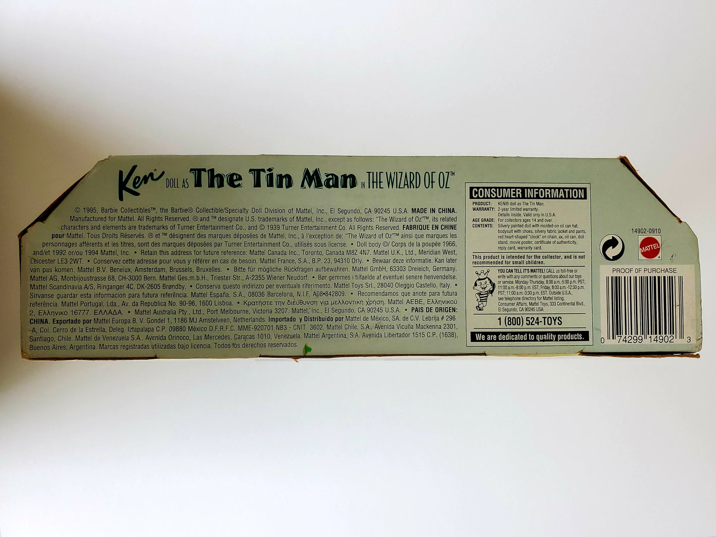 Hollywood Legends Collection Ken as the Tin Man in the Wizard of Oz 12-Inch Doll