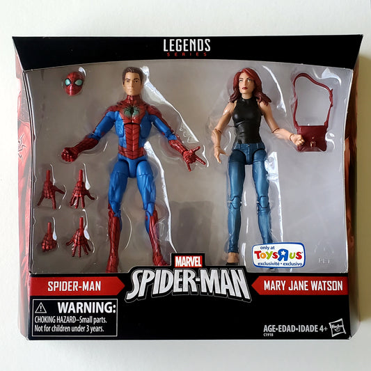 Marvel Legends Exclusive Spider-Man and Mary Jane Watson Action Figure 2-Pack