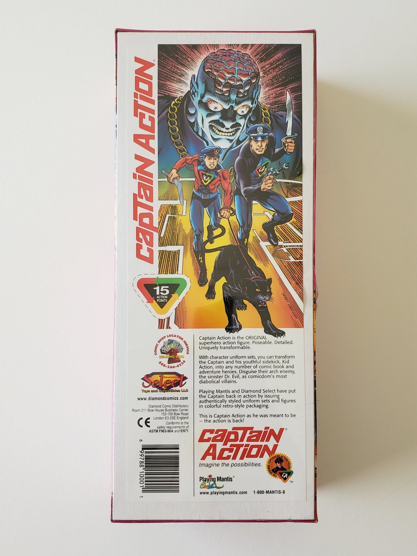 Diamond Select Dr. Evil the Sinister Invader of Earth Action Figure from Captain Action