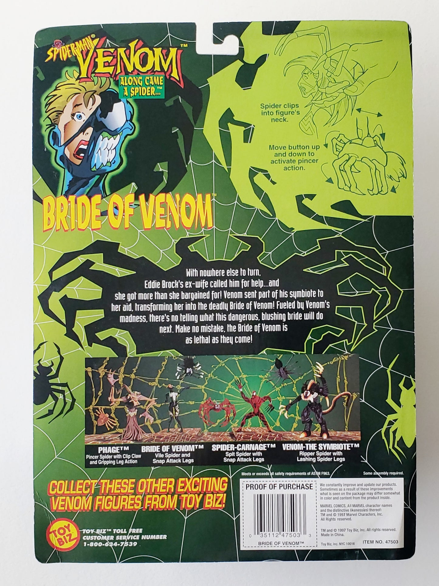 Spider-Man/Venom: Along Came A Spider... Bride of Venom Action Figure