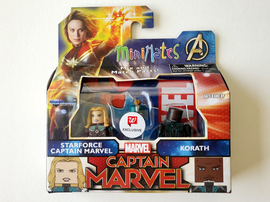 Captain Marvel Minimates Exclusive Starforce Captain Marvel & Korath Action Figures