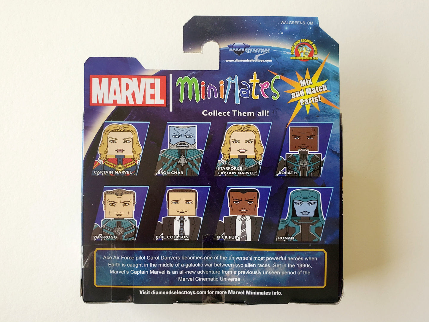 Captain Marvel Minimates Exclusive Starforce Captain Marvel & Korath Action Figures
