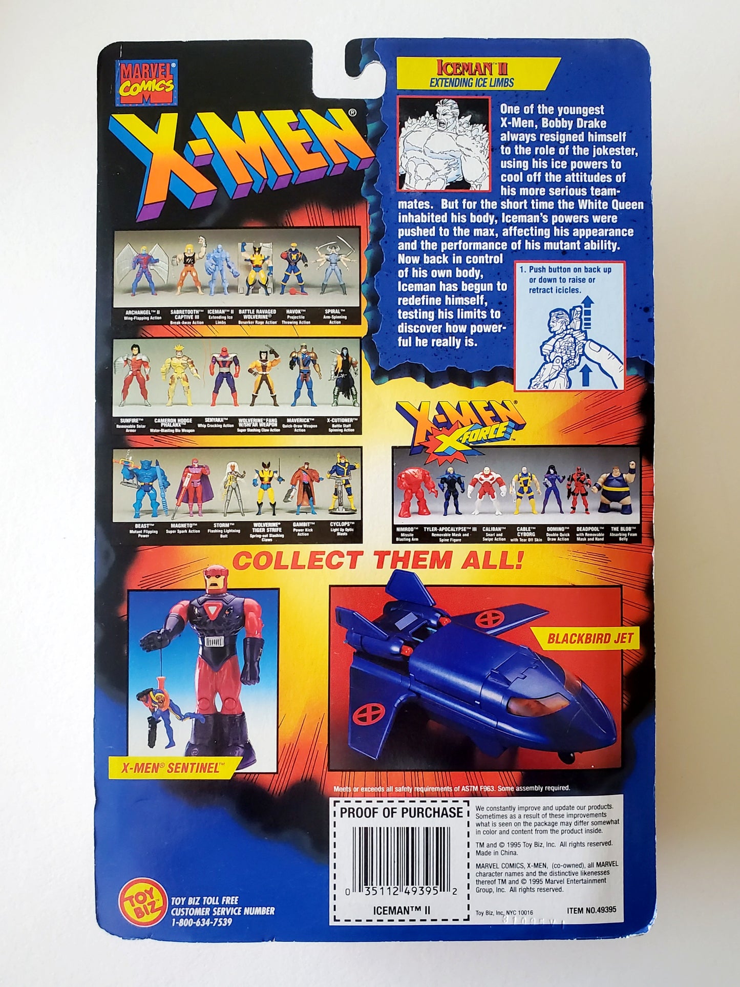 X-Men Invasion Series Iceman II Action Figure