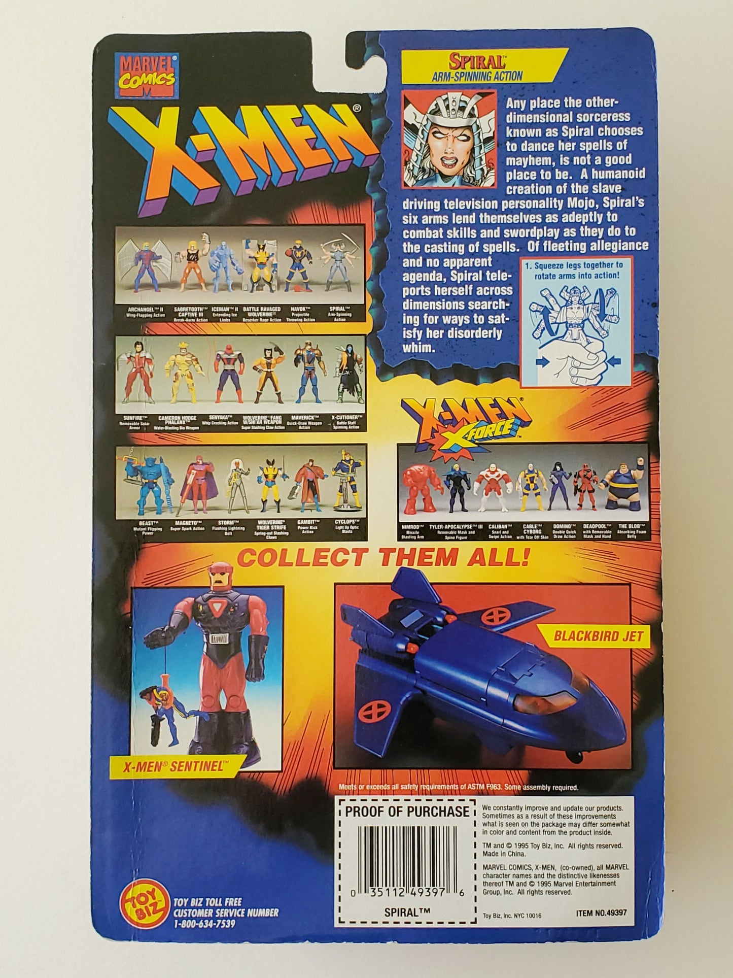 X-Men Invasion Series Spiral Action Figure