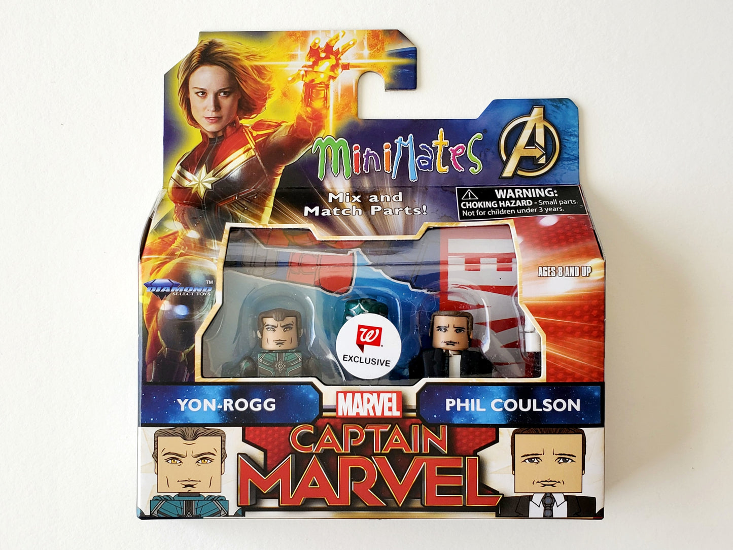 Captain Marvel Minimates Exclusive Yon-Rogg & Phil Coulson Action Figures