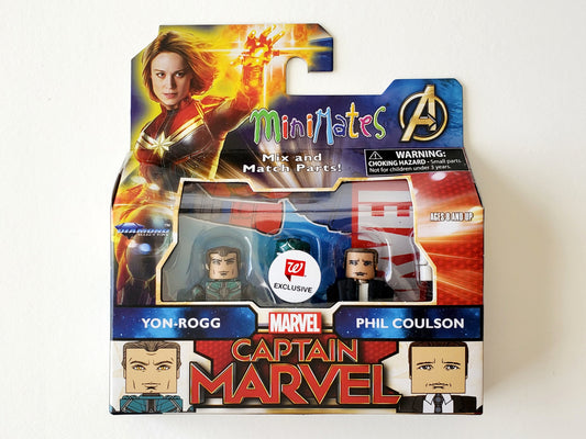 Captain Marvel Minimates Exclusive Yon-Rogg & Phil Coulson Action Figures