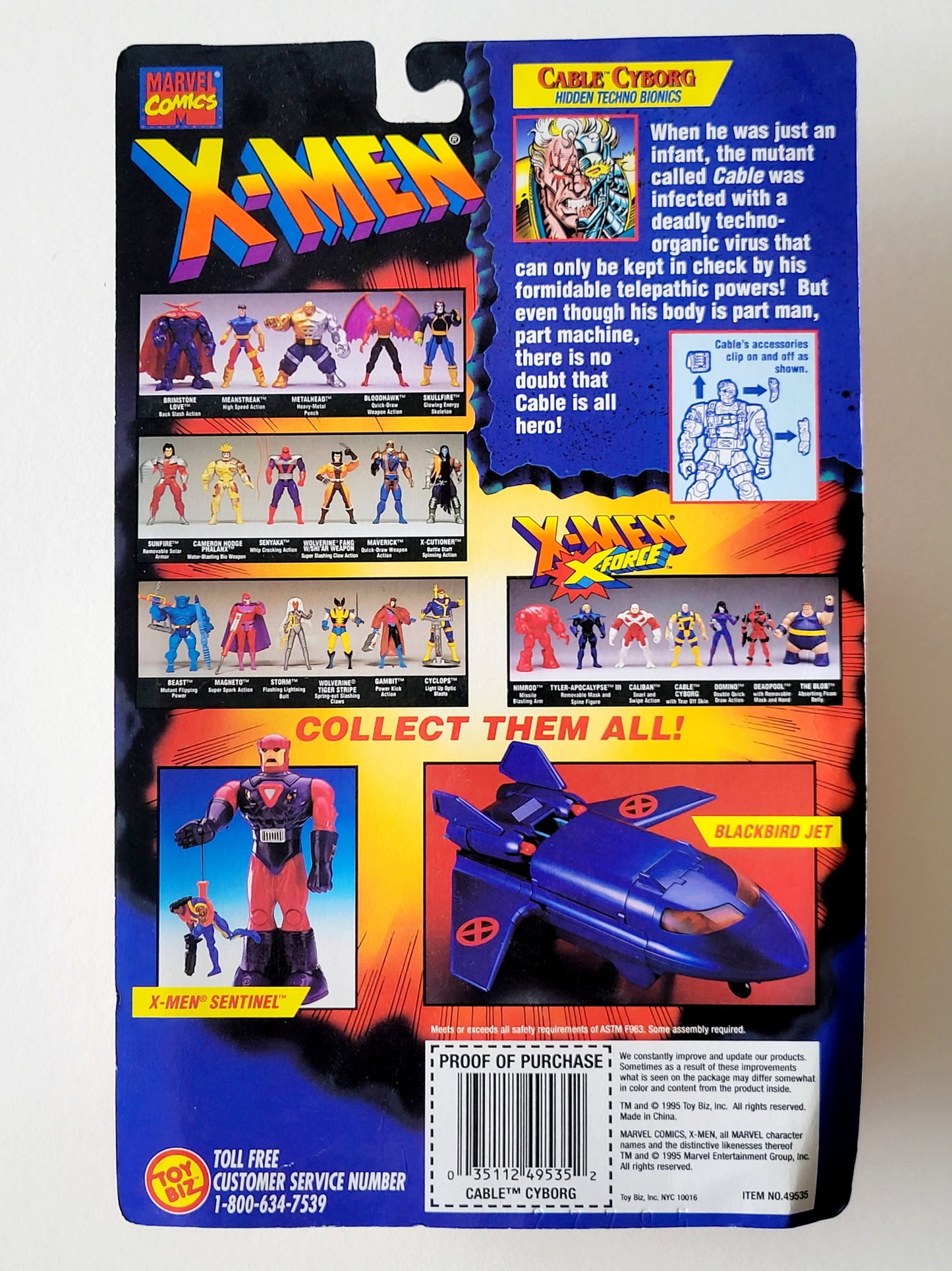 X-Men/X-Force Cable Cyborg Action Figure