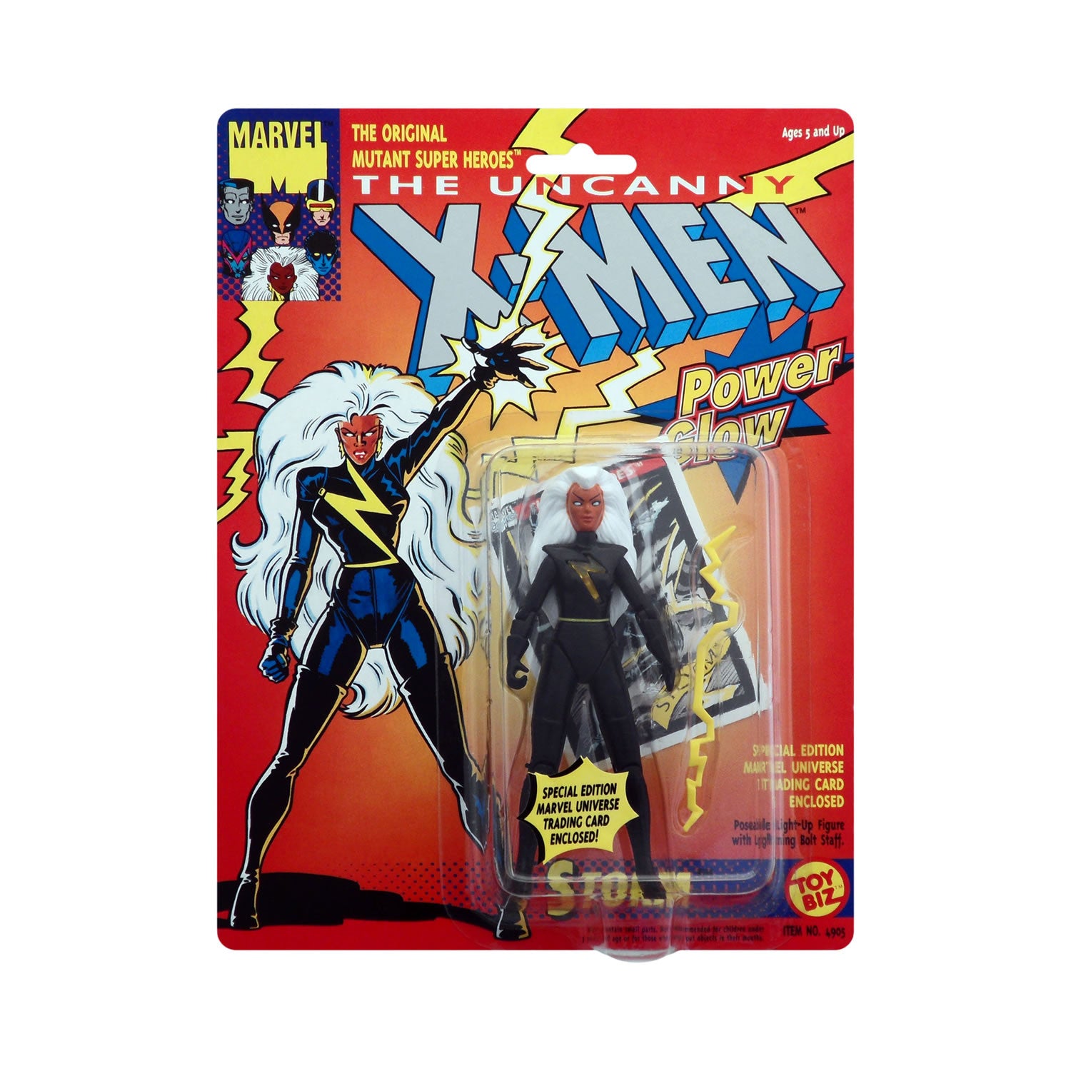 X-Men Storm (Black Costume) 5-Inch Action Figure, 1991 – Action