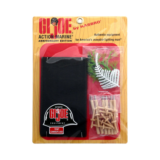 G.I. Joe 40th Anniversary Action Marine Paratrooper Tent Camouflage 12-Inch Action Figure Accessory Set