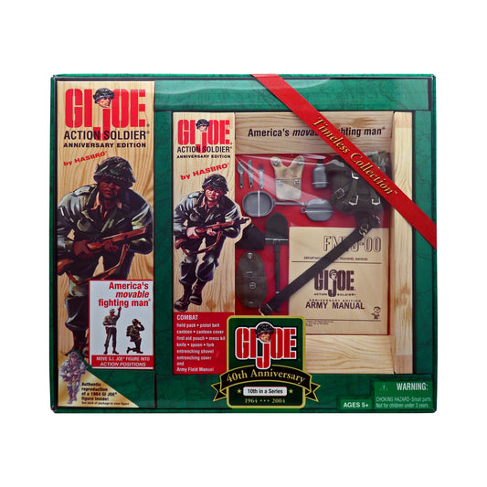 G.I. Joe 40th Anniversary Action Soldier with Combat Field Pack (African-American) 12-Inch Action Figure Set 10th in a Series