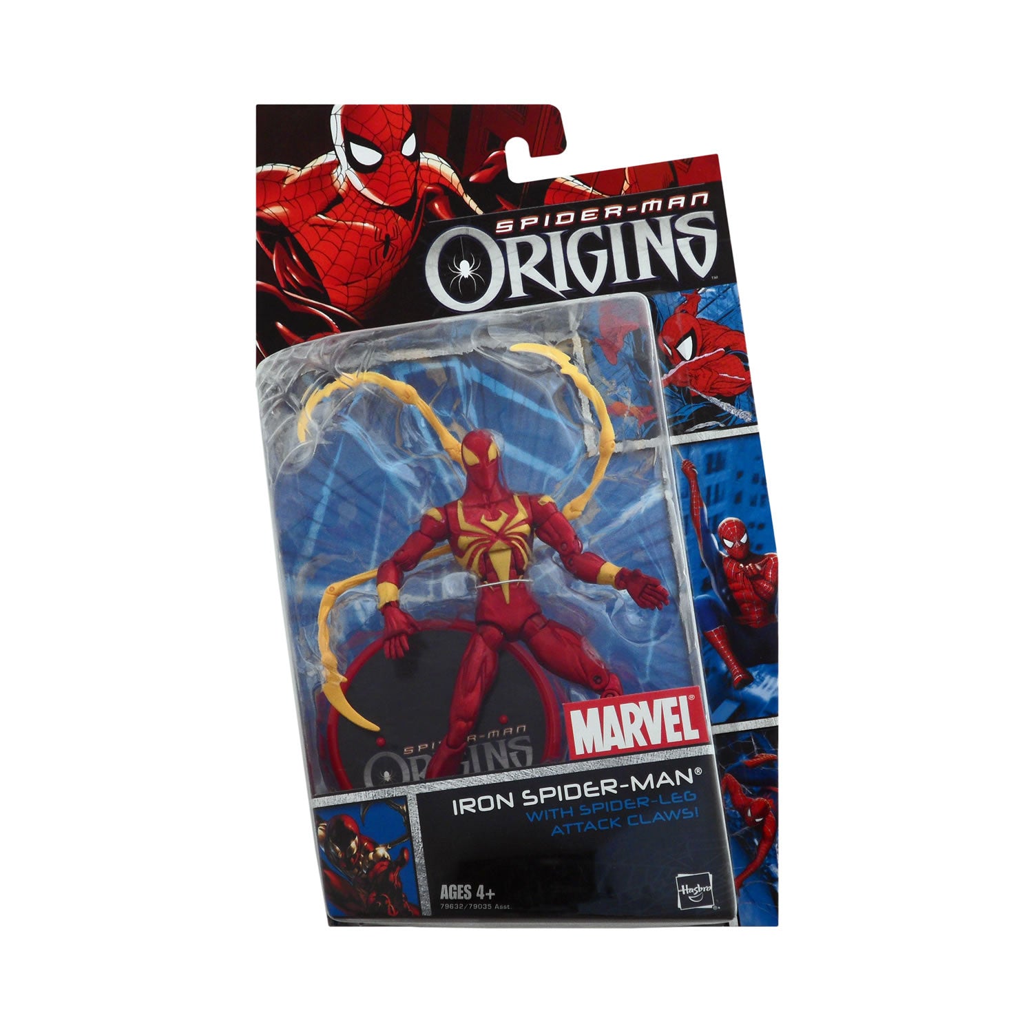 Spider-Man Origins Iron Spider-Man with Spider-Leg Attack Claws 6 