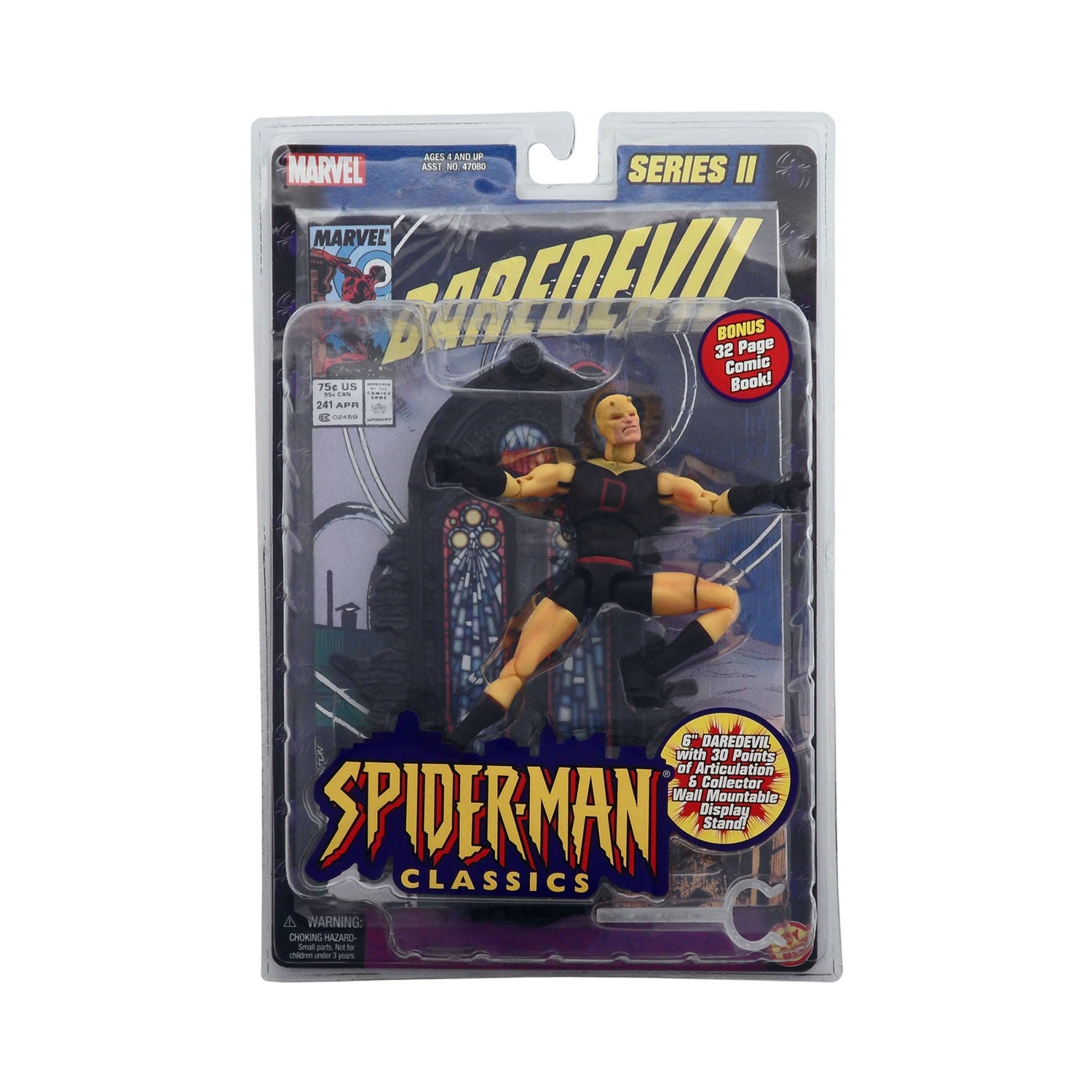 Spider-Man Classics Series II Daredevil (Black and Yellow Costume Variant)  6-Inch Action Figure