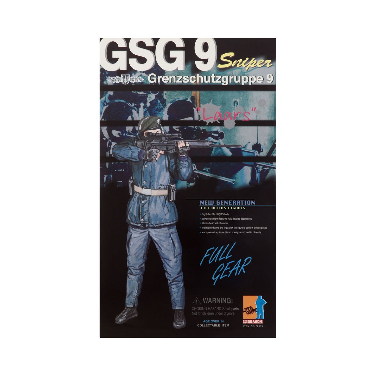 Dragon GSG 9 Sniper (Grenzschutzgruppe 9) "Laars" 12-Inch Action Figure