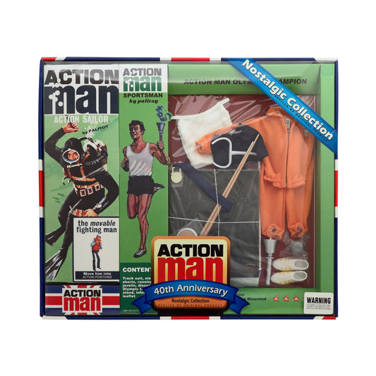 Action Man 40th Anniversary Nostalgic Collection Olympic Champion 12-Inch Action Figure Set
