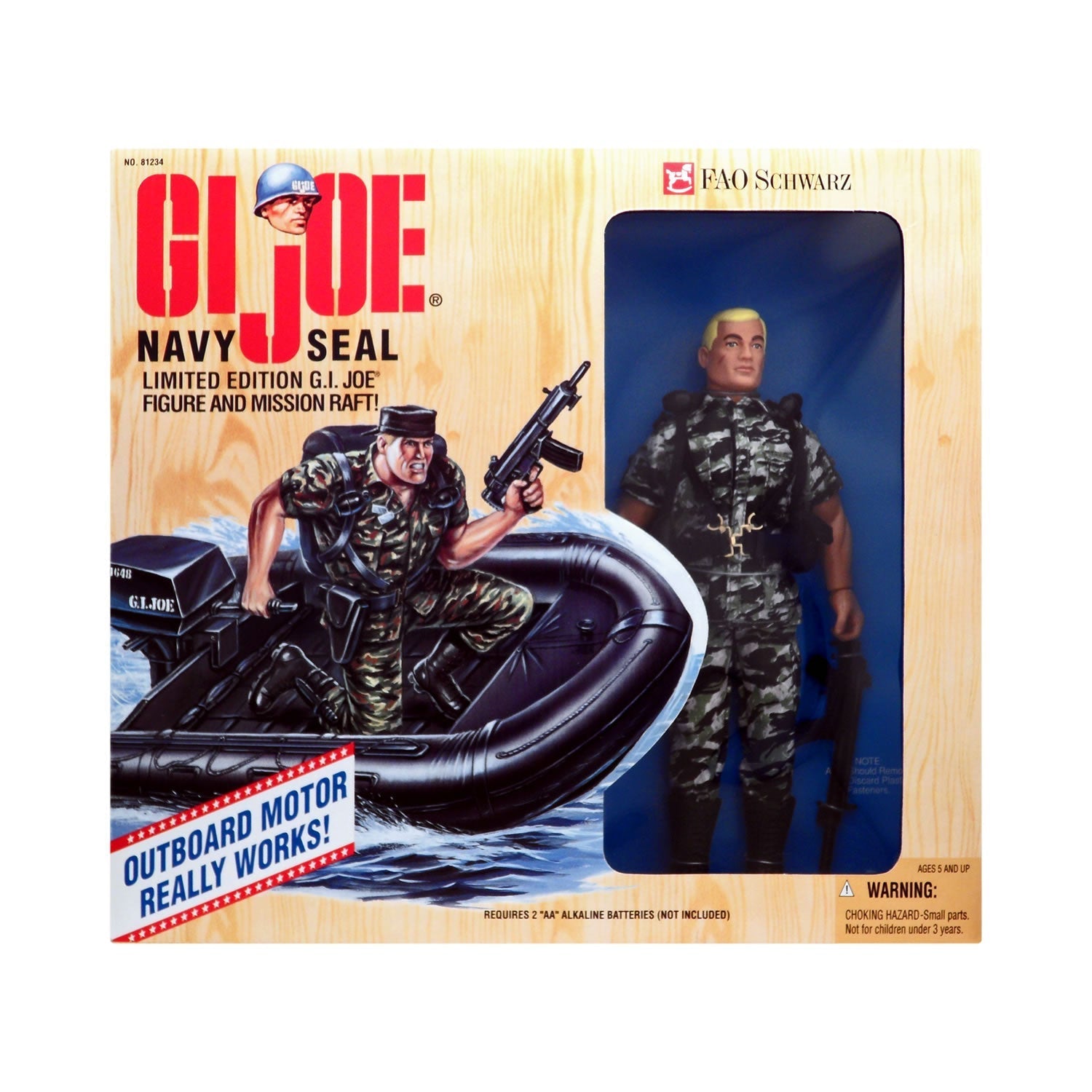 G.I. Joe Navy Seal and Mission Raft Exclusive 12-Inch Action Figure an ...