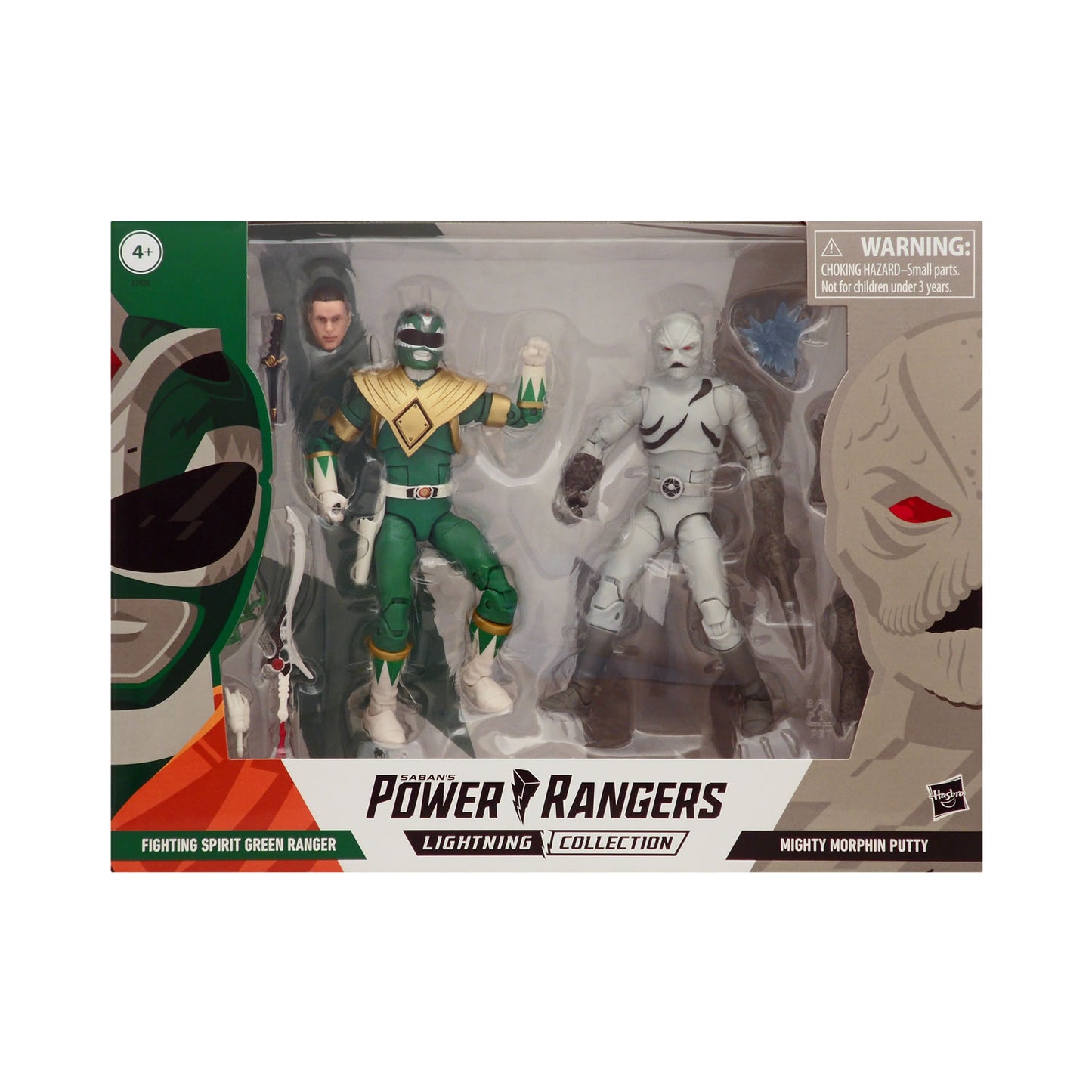 Power Rangers Lightning Collection Fighting Spirit Green Ranger and Mighty Morphin Putty 6-Inch Action Figure 2-Pack