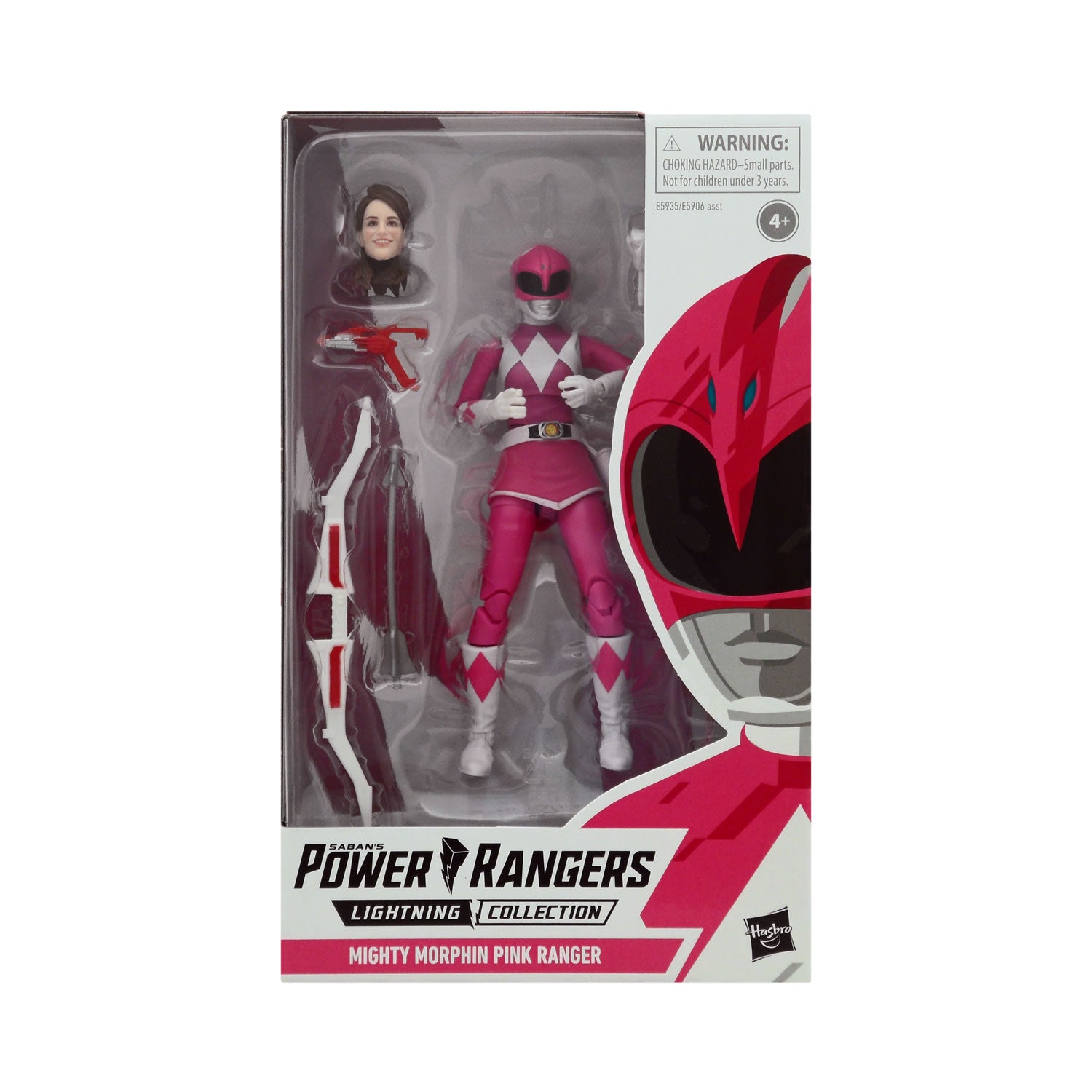 Power Rangers Lightning Collection Mighty Morphin Pink Ranger 6-Inch A ...
