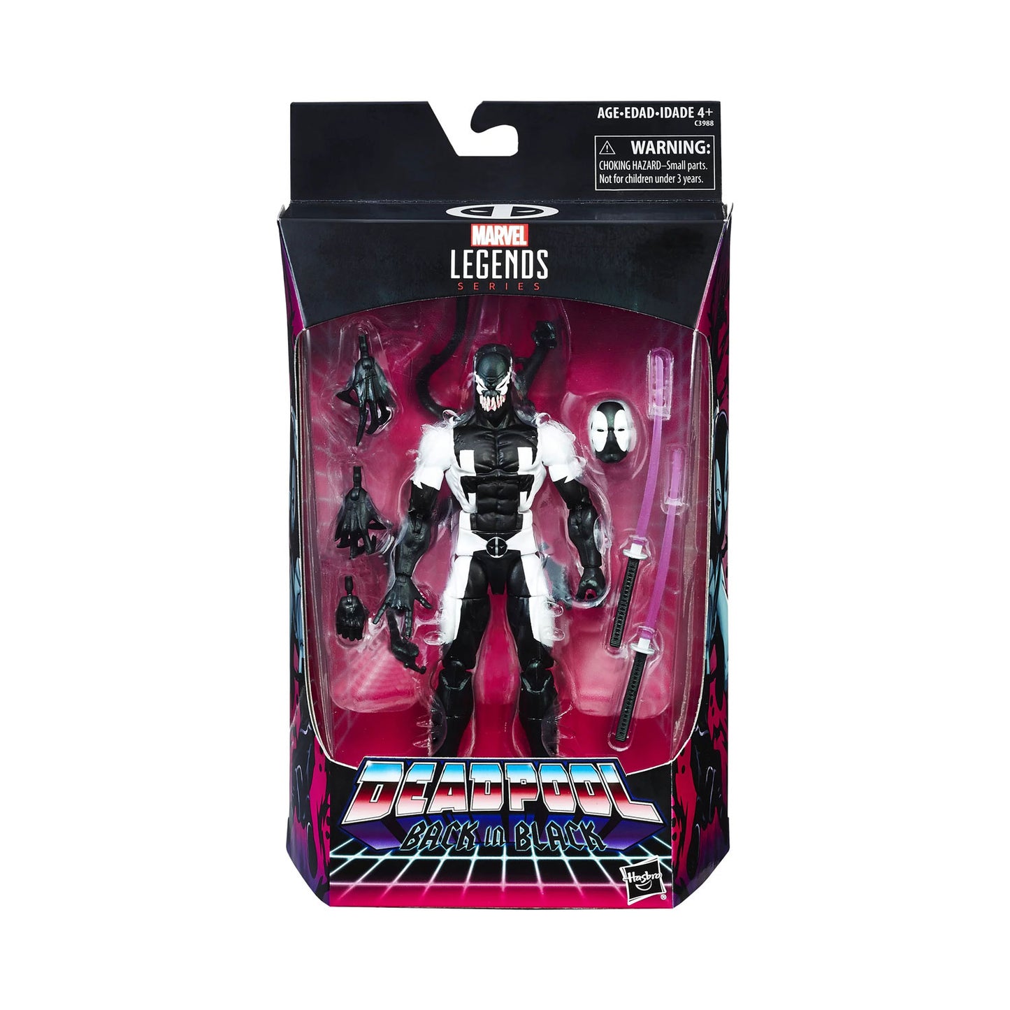 Marvel Legends Exclusive Deadpool Back in Black 6-Inch Action Figure