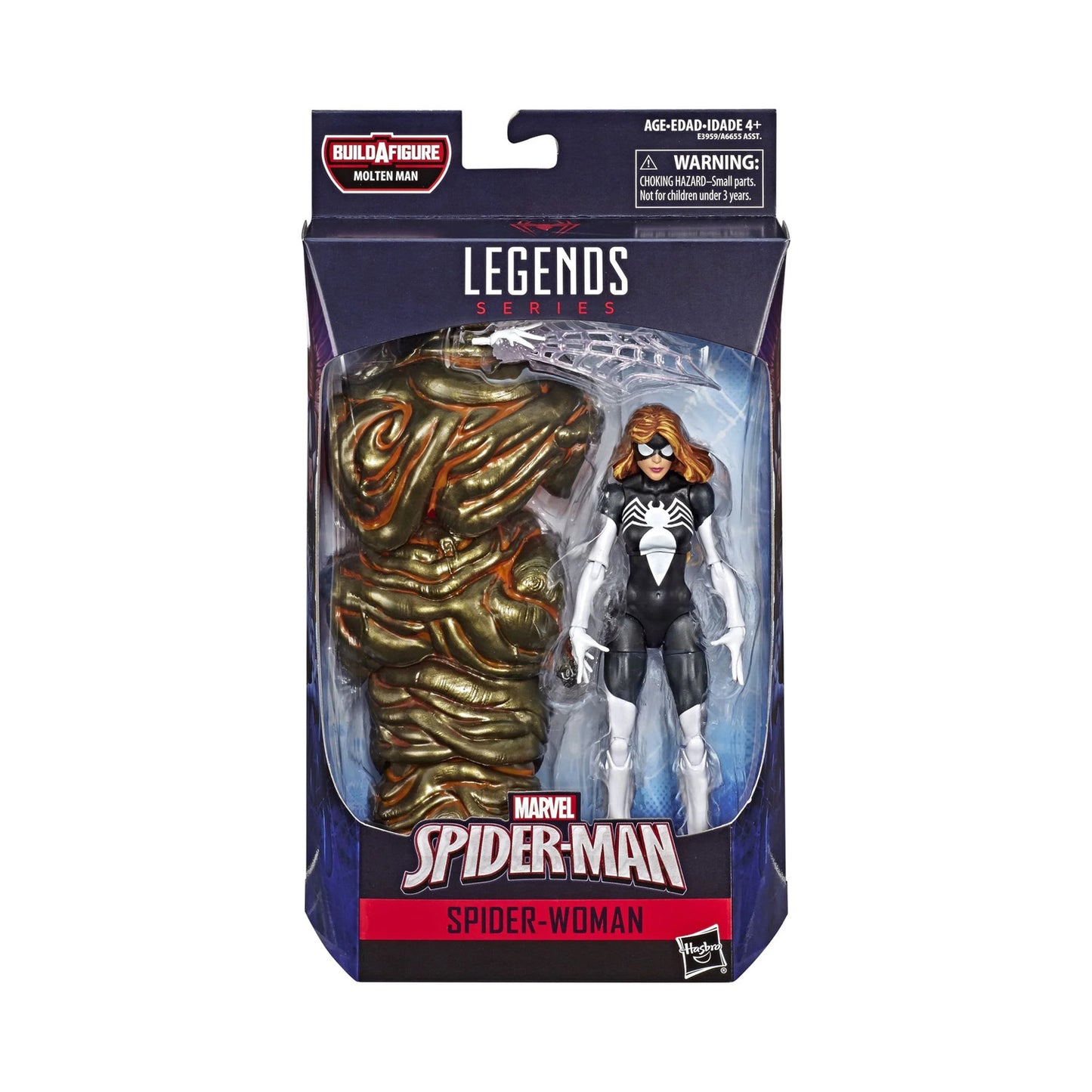 Marvel Legends Molten Man Series Spider-Woman 6-Inch Action Figure