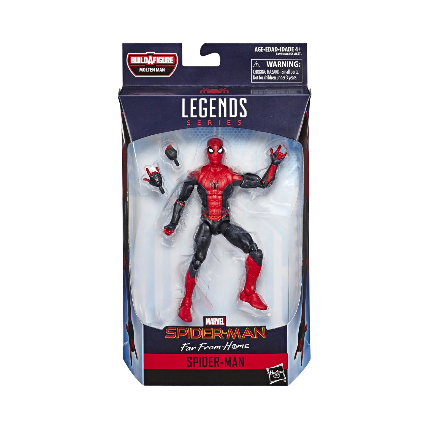 Marvel Legends Molten Man Series Spider-Man 6-Inch Action Figure