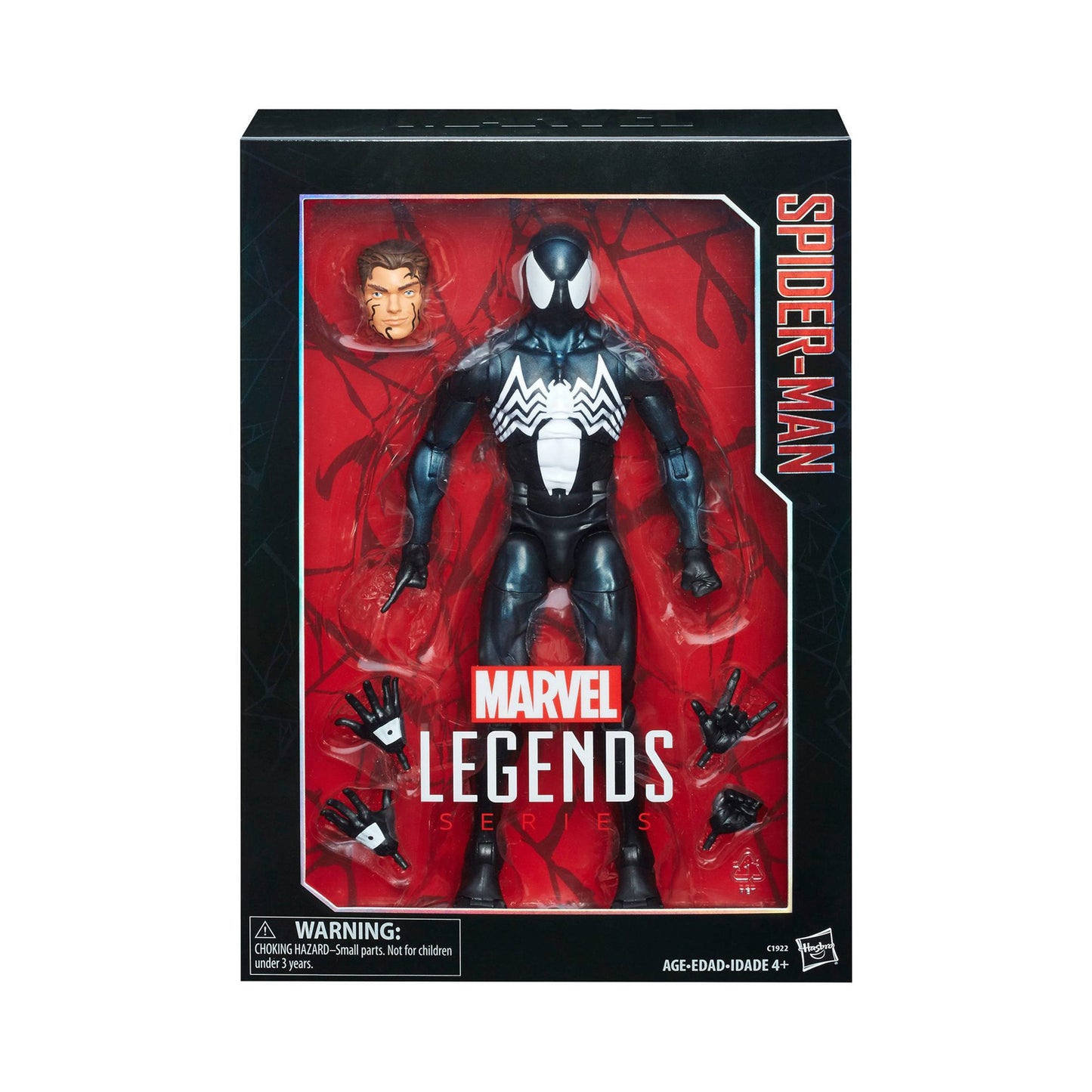 Marvel Legends Black Costume Spider-Man Exclusive 12-Inch Action Figure