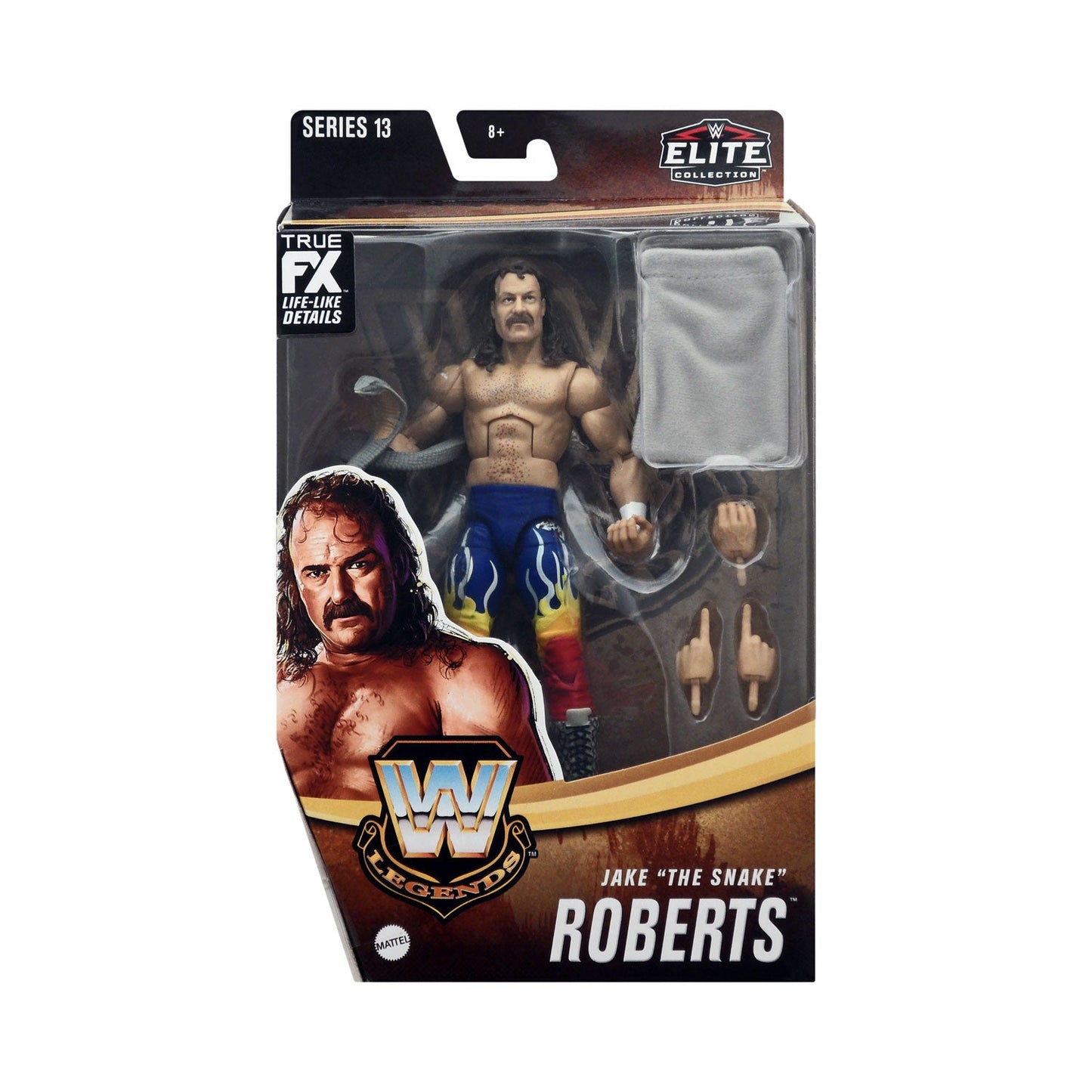 WWE Legends Elite Collection Series 13 Jake "The Snake" Roberts (blue pants)
