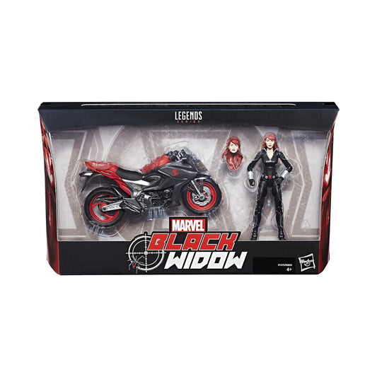 Marvel Legends Ultimate Riders Black Widow with Motorcycle 6-Inch Action Figure and Vehicle