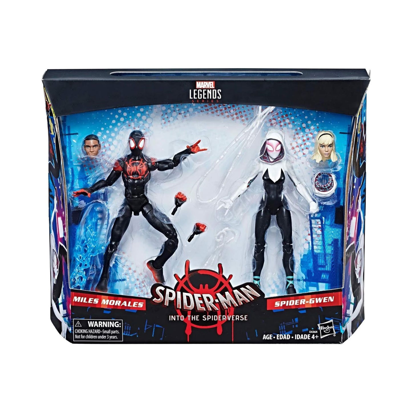 Marvel Legends Exclusive Into the Spider-Verse Miles Morales and Spider-Gwen Action Figure 2-Pack