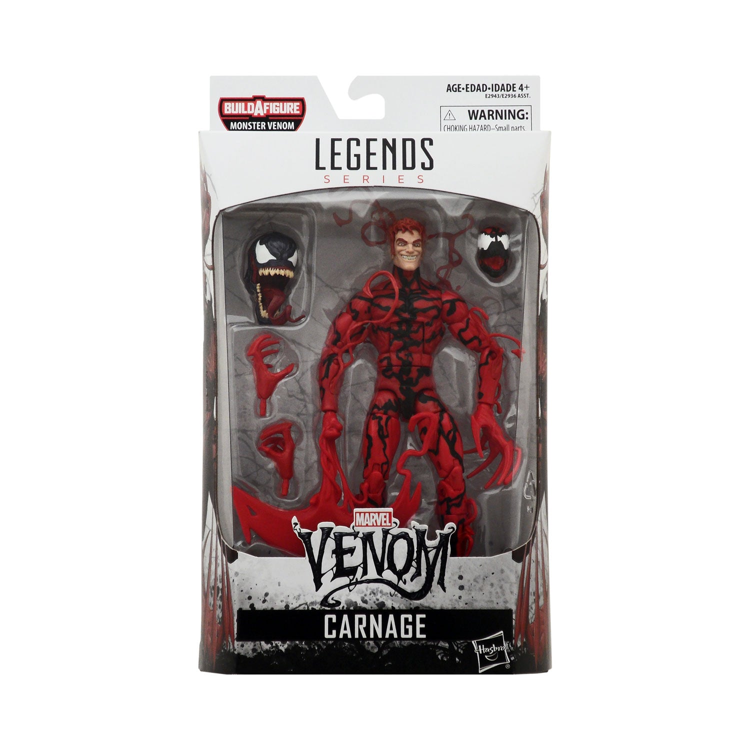 Carnum Marvel Legends Monster Venom Series Carnage 6-Inch Action Figure ...