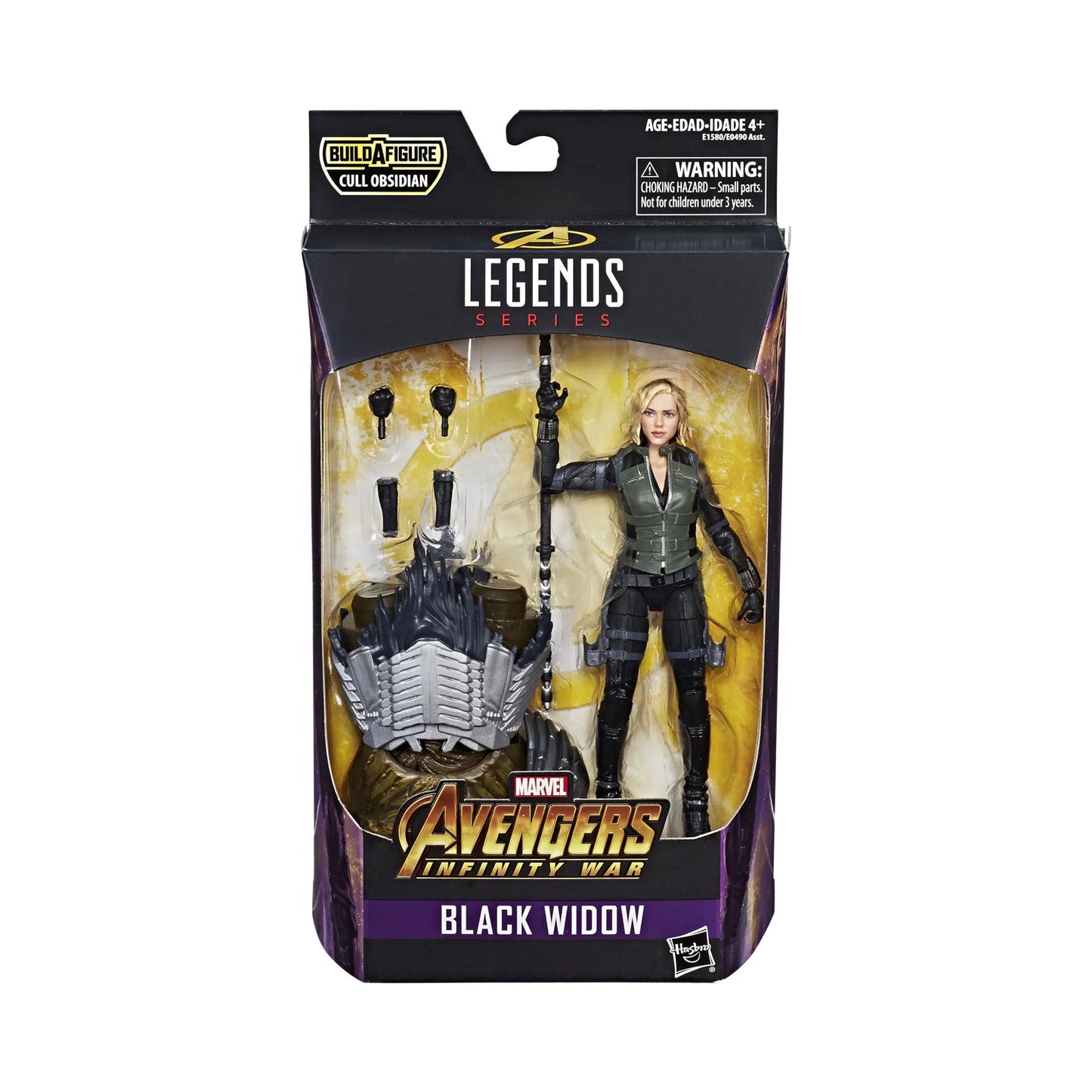 Marvel Legends Cull Obsidian Series Black Widow 6-Inch Action Figure