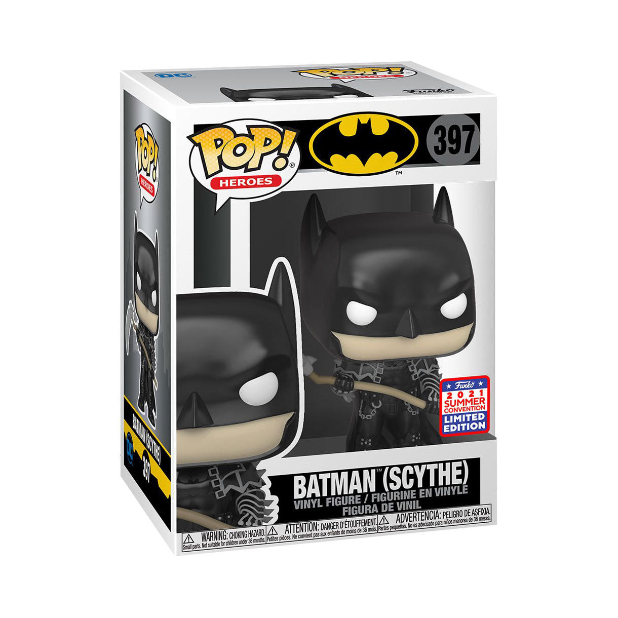 Funko Pop! Heroes #397 Batman (Scythe) 2021 Summer Convention Exclusive Vinyl Figure