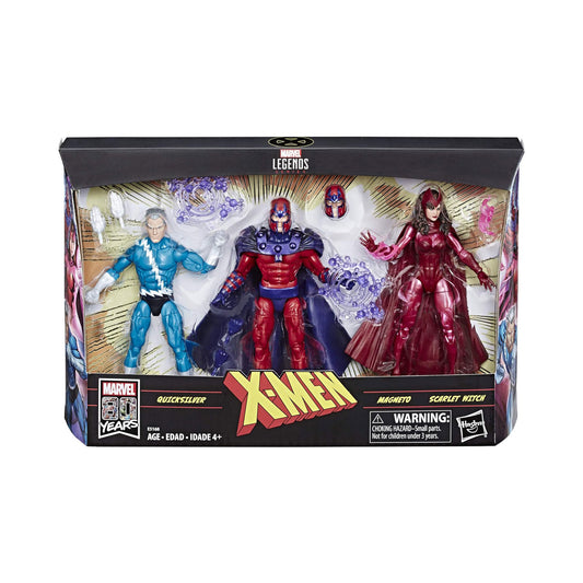 Marvel Legends Family Matters Exclusive Action Figure 3-Pack (Quicksilver, Magneto, Scarlet Witch)