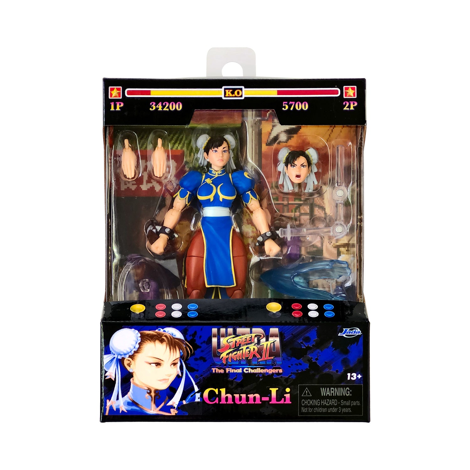 Ultra Street Fighter II Series 1 Chun-Li 6-Inch Action Figure (Version ...