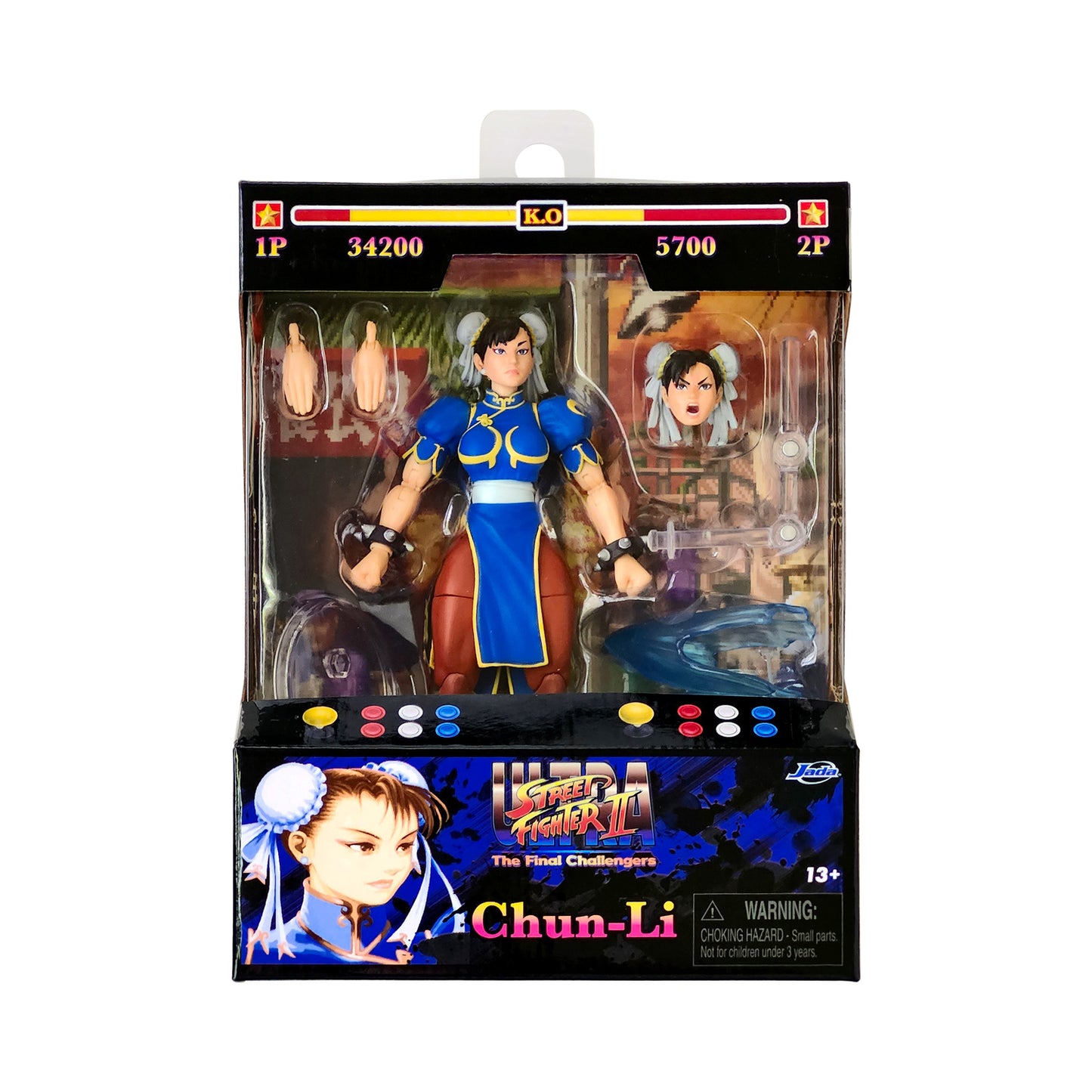 Ultra Street Fighter II Series 1 Chun-Li 6-Inch Action Figure (Version 1)