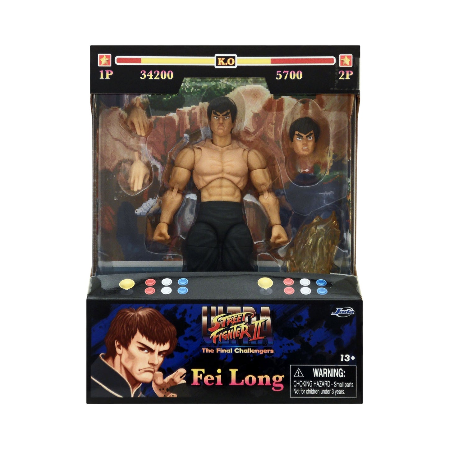 Street Fighter II Series 1 Fei Long 6-Inch Action Figure