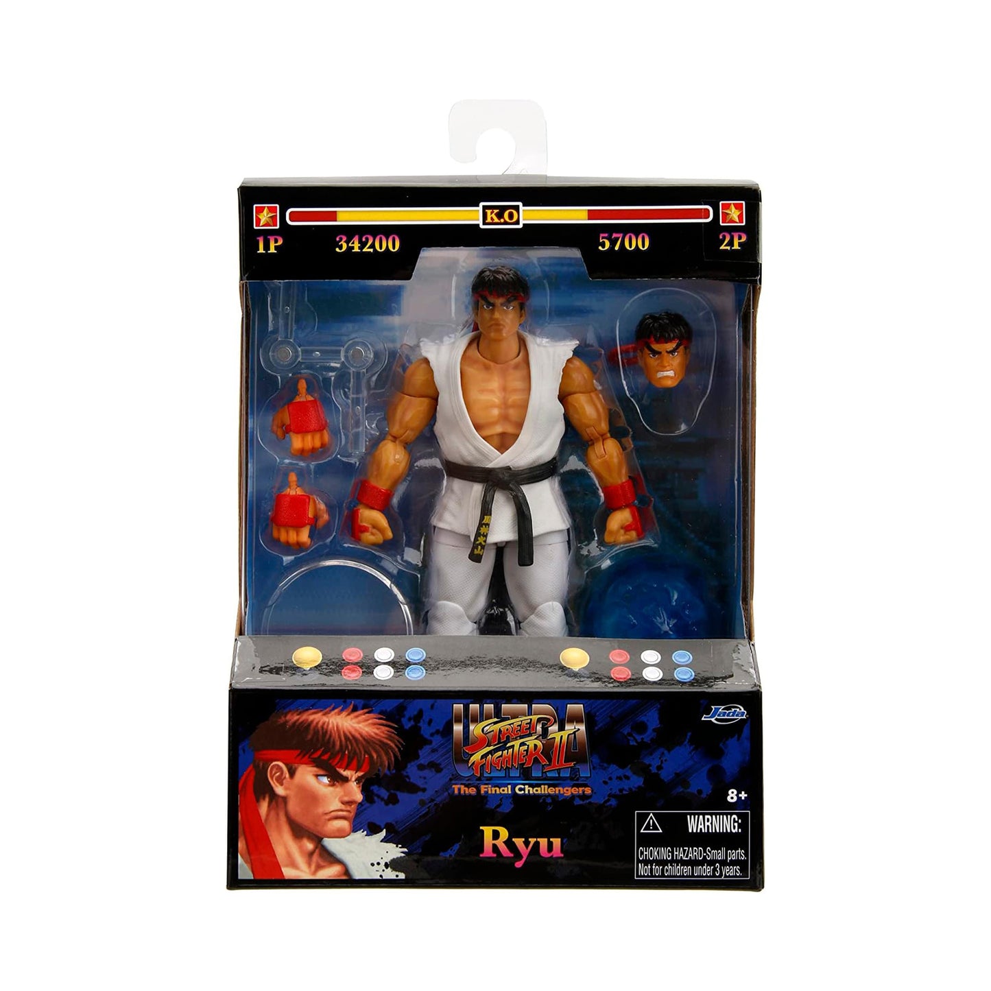 Ultra Street Fighter II Series 1 Ryu 6-Inch Action Figure